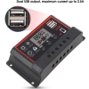 Regulator kontroler baterii paneli słonecznych 20A 2xUSB [23050000784]